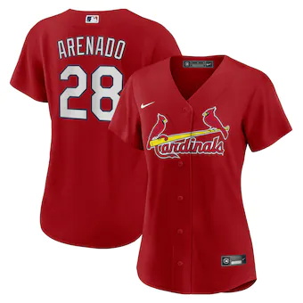 womens nike nolan arenado red st louis cardinals alternate 